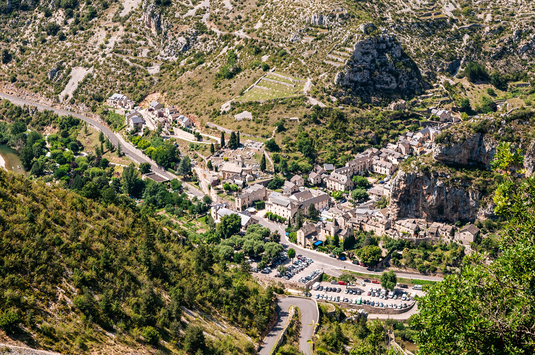 France Village de La Malène dans les gorges du Tarn PascalBoegli